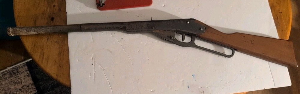 Vintage King model 2136 single shot air rifle NICE 1940s Works
