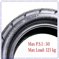 11 inch 90/65-5 Tire & Tube for Electric Scooter Street Tire Run safe & Quiet