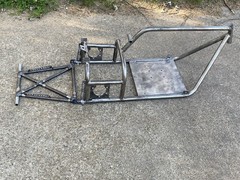 Mini Bike Drift Trike Frame And Wheelie Bar With Adjustable Tabs