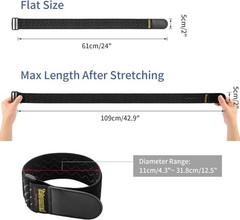 Versatile 24″ Elastic Cinch Straps – Anti-Slip Bundling for All Your Needs