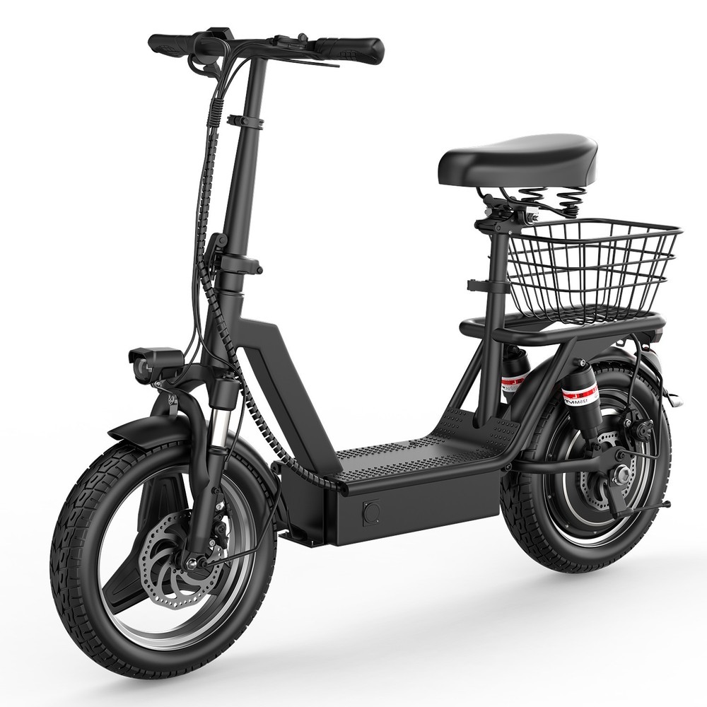 Upgraded Electric Scooter for Adults Scooter with Seat E-scooter with Suspension