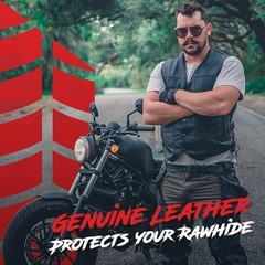 Motorcycle Leather Chaps for Men and Women, Black Motorcycle Chaps for Road 40