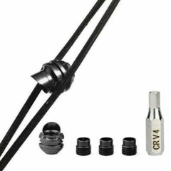 Archery 45/37 Degree Bow Peep Sight Hooked Housing 3 Inner Core Aperture Kit US