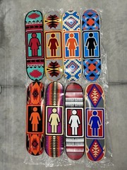 GIRL Skateboards Navajo Series Complete 8 Skateboard Decks