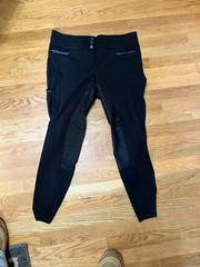 Pikeur Charlette Grip Full Seat Breeches – GER 46 or US 34 – Black – Used