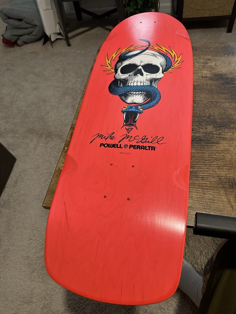 Powell Peralta Mike McGill Skull & Snake Pink 2021 Skateboard Deck Unused