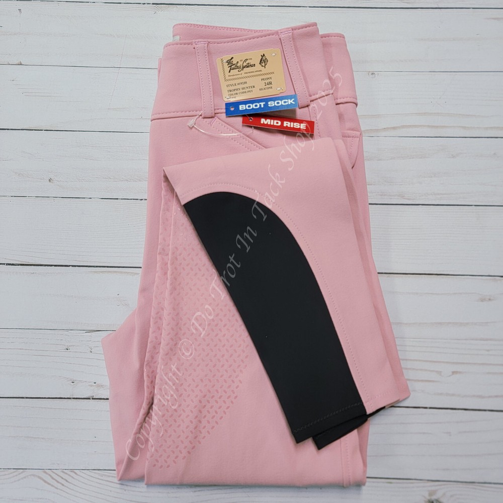 Tailored Sportsman Trophy Hunter Silicone Breeches Mid Rise – Peony