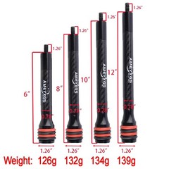 6/8/10/12 Inch Archery Bow Stabilizer Carbon Fiber Balance Bar Rod Side Rod S…