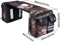 KEMIMOTO ATV Tank Bag Water-resistant Cooler All Terrain Vehicles Accessories Mo
