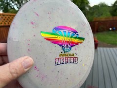 (New Listing) 175G PFN Thunderbird Rainbow Disc Golf Innova PDGA Splatter #3026