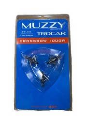Muzzy Trocar Crossbow Archery Arrow Broadhead 100 Grain – 3 Pack