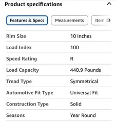 10 inch Scooter Tire