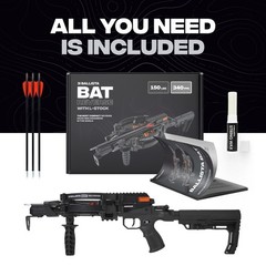 BALLISTA BAT Reverse Draw Compound Self-Cocking with L-Stock 340fps/150lbs/3lb