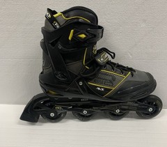 AERIO ELITE Q-60 Roller Derby Speed Inline Skates – Black & Gold Men’s Size 10