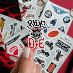 179 Pcs Motorcycle Stickers – Strong Adhesive & Waterproof Stickers for Adult…