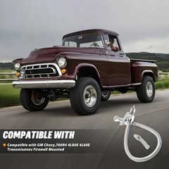 Upgraded Chrome 700R4 4L60E 4L80E Transmission Dipstick, Flexible Firewall