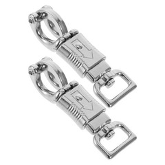 2 Pcs Climbing Buckle Clip Rope Clips Small Spring Snaps Quick Release