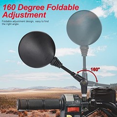 Motorcycle Mirrors with 7/8″ Handlebar Mount, ATV Mirrors Compatible with ATV
