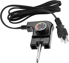 Adjustable Thermostat Probe Power Cord Replacement for Masterbuilt Smokers MB…