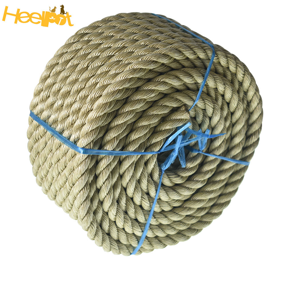 3/4 Inch × 100 Feet 3 Strand Twisted Rope PP Manila Rope Wear Resistant