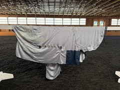 75” Bucas Buzz Off Full Neck Horse Fly Sheet w/Belly Protection – Used