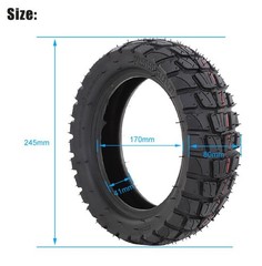 GYL 10×3 255×80 80/65-6 Off-road Rubber Outer Tire & Inner Tube Set Replaceme…
