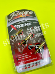 ONE RAGE Slipcam X-TREME extreme 2″+ cut mechanical 2 blade broadheads 100 grain