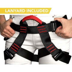 Rock Climbing Harness Strap Falling Protection Heavy Duty 25kN Harness Outdoor
