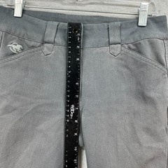 Piper Riding Breeches Women 30* Gray Stretch Patch Equestrian Performance Pants