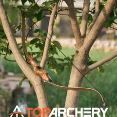 Archery 60» Takedown Recurve Bow Wooden Long Bow / Arrows for Target Hunting