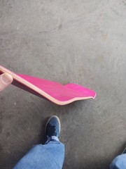 9.18″ Skateboard Deck Punk Shape MIX Mfg Handcrafted in USA Pink