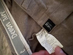 Devon Aire X-Wear Tan Sand Knee Patch Pull On Breeches Pants L Large