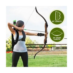 Samick Sage Takedown Recurve Bow and Arrow Set – 62 Inch Complete Ready-to-Us…