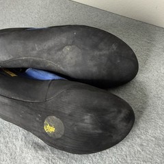 La Sportiva Blue Yellow Cliff Climbing Shoes Rock Outdoor Men’s US 9.5