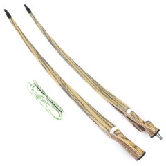60″ 62″ 64″ Takedown Longbow Set 20-50lbs Traditional Bow Archery Hunting Target