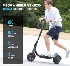 GTX 350W 8.5INCH Solid Tire Electric Scooter 25KM/H 10.4AH E-Scooter