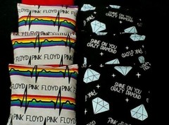 PINK FLOYD ROCK AND ROLL MUSIC PARTY Cornhole Bean Bags 8 Aca Regulation