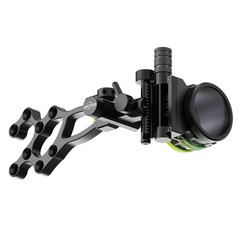 Compound Bow Sight 5 Pin .019″ Adjust 4X 6X 8X Lens Archery Hunting Target RH LH