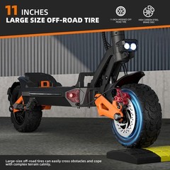 FREEBOY H9 6000W Peak 60V 30Ah Foldable Electric Scooter Dual Motar for Adults