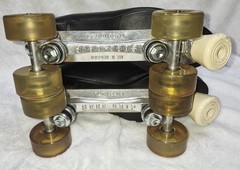 Riedell Roller Skates Men 10 Powell Bones Elite 62 MM 103A Sure Grip Super X7L