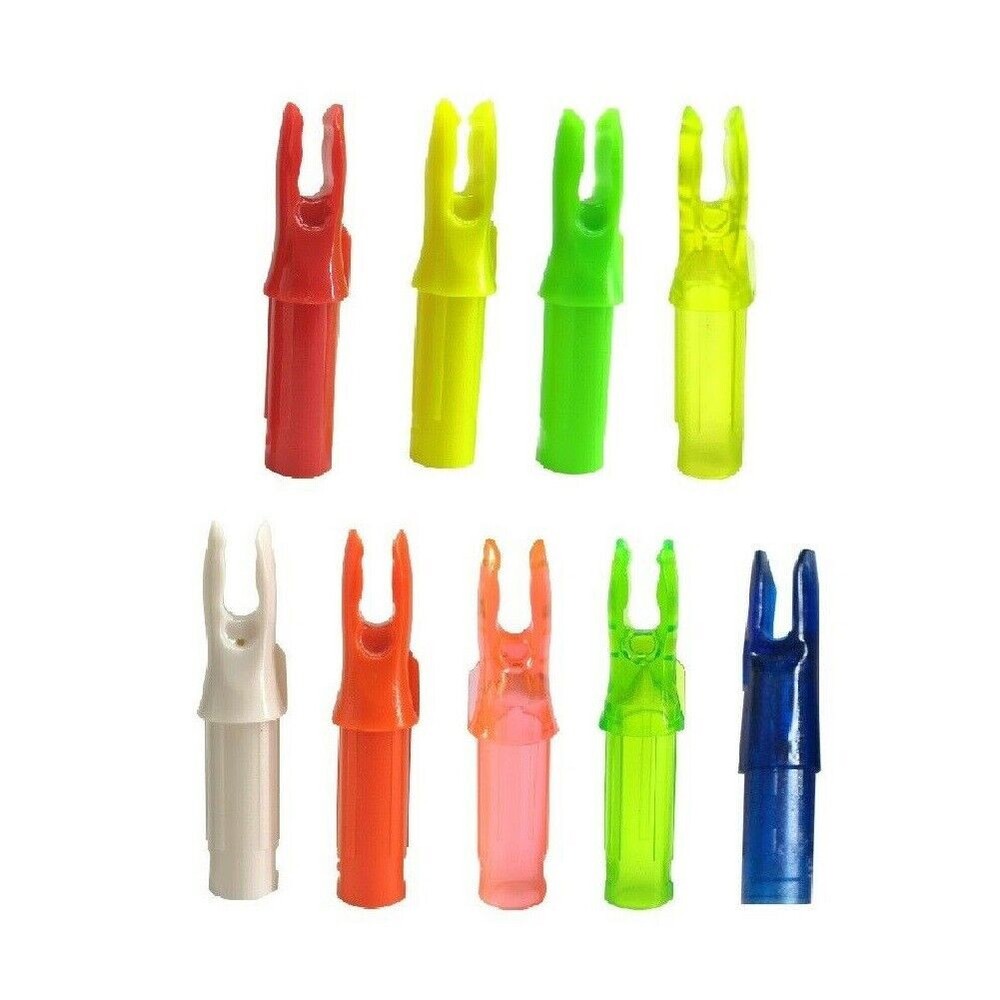 50PC Arrow Nocks Insert Tips ID6.2mm Arrow shaft Tails Plastic Archery bow DIY`