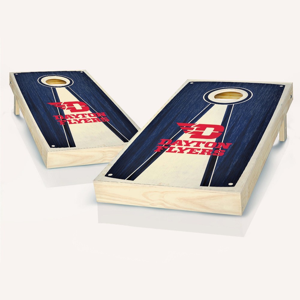 Cornhole Boards Skips Garage Dayton Flyers Stained Pyramid Outdoor Game
