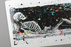 Deathwish Skateboards Skeleton Coffin Gothic Punk Z77 OG Skateboarding STICKER