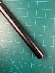 CRBN IC SS8 barrel (BLACK) with Stainless Steel .689 insert: AC thread. Rare!