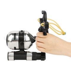 Archery Fishing Catapult Slingshot Fishing Reel 2.8:1 Kit Shooting Target