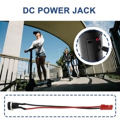 2pcs 2 Pin Electric Scooter Charging Port Cable Length 15cm Coaxial Jack 5.5m…