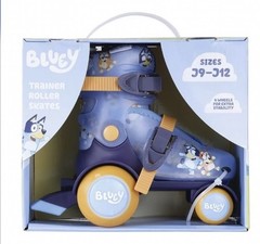 Bluey Kids Training Roller Skates Combo Pack,Adjustable Sizing,Size 9-12,Unisex