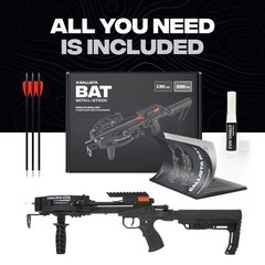 BALLISTA BAT Compound Crossbow Pistol with L-Stock 330fps /130lbs/3lbs
