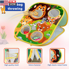 Animal Bean Bag Toss Game Toy Outdoor Toss Game, Family Party Party Supplies for