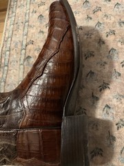 Dan Post Bayou Genuine Caiman Boots Men’s Size 12D DP3074